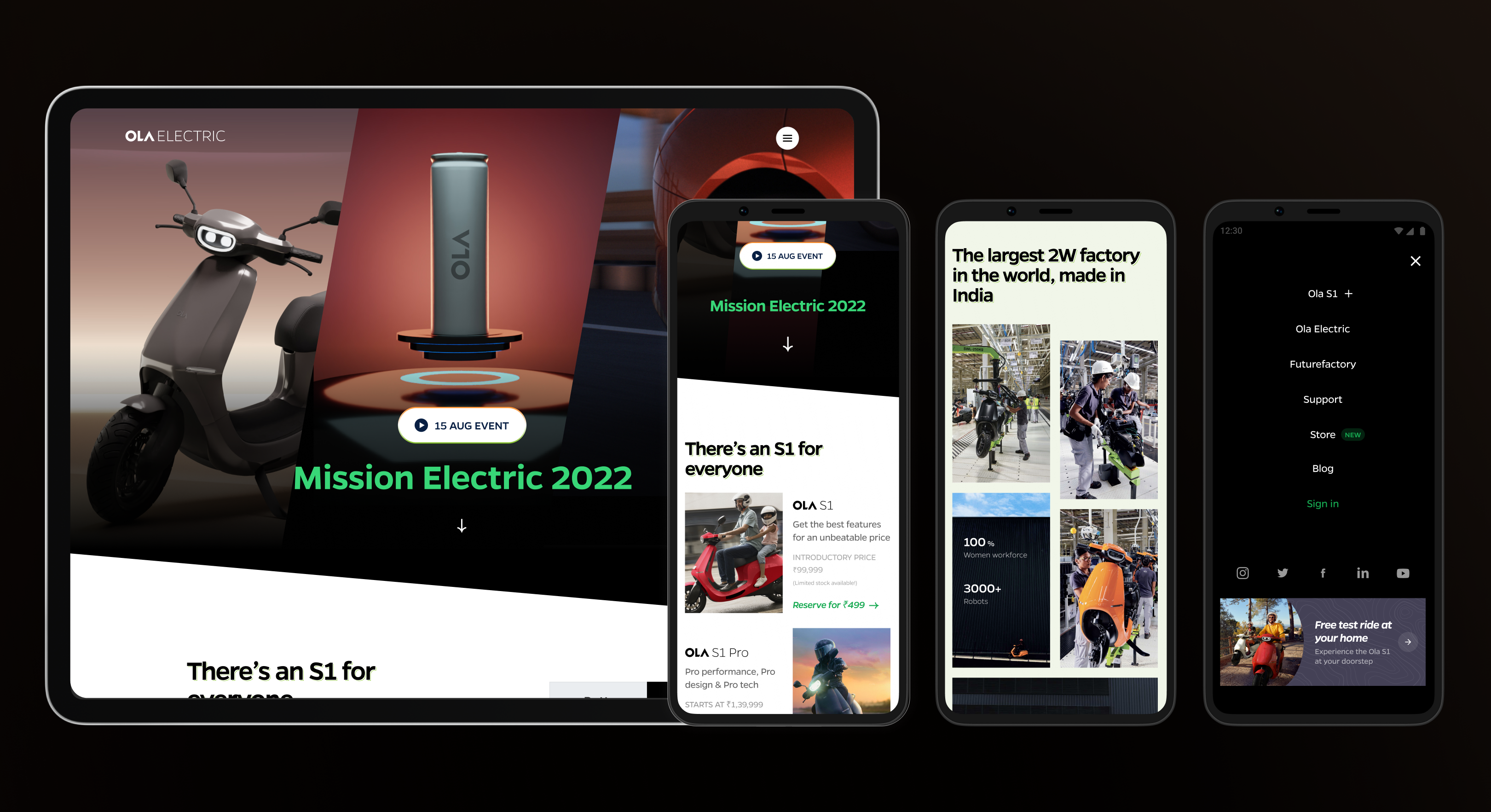 South Asia Launch Website